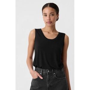 Gap Luxe Womens Black Tank Top Size‎ Medium New